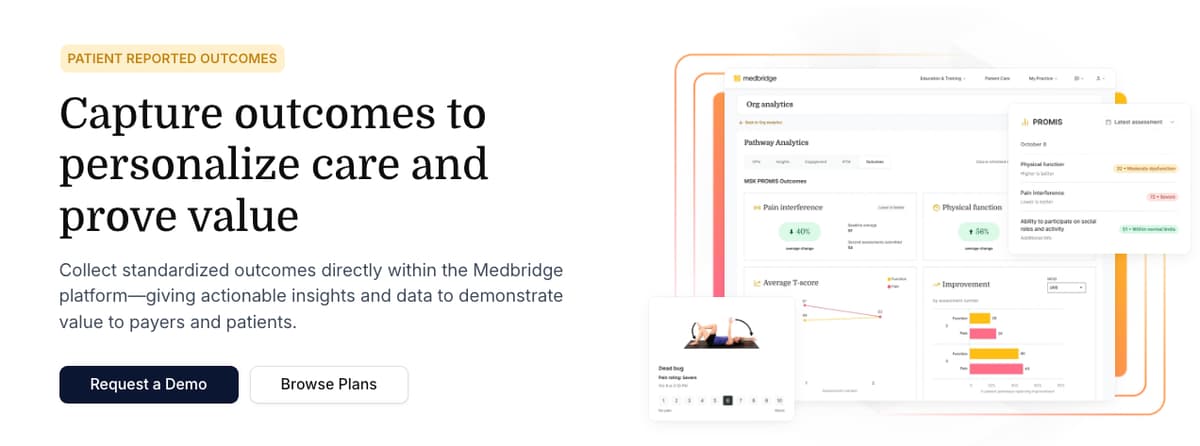 Medbridge Launches Outcomes Offering: Connecting Patient Care to Clinical Efficacy and Payment