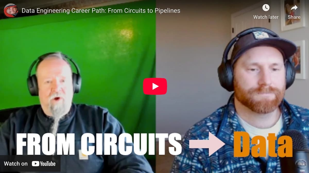 Data Engineering Career Path: From Circuits to Pipelines