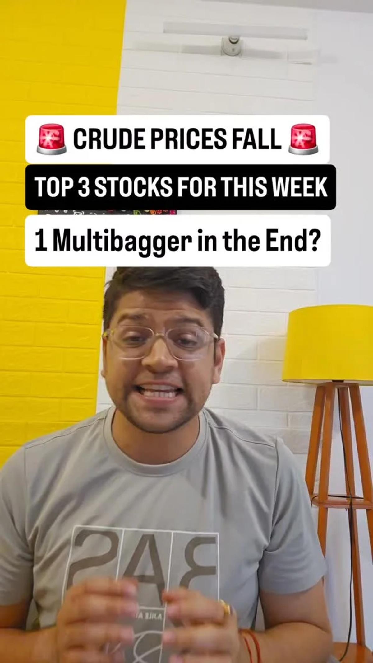 Crude Oil Drops: Top 3 Stocks & One Multibagger