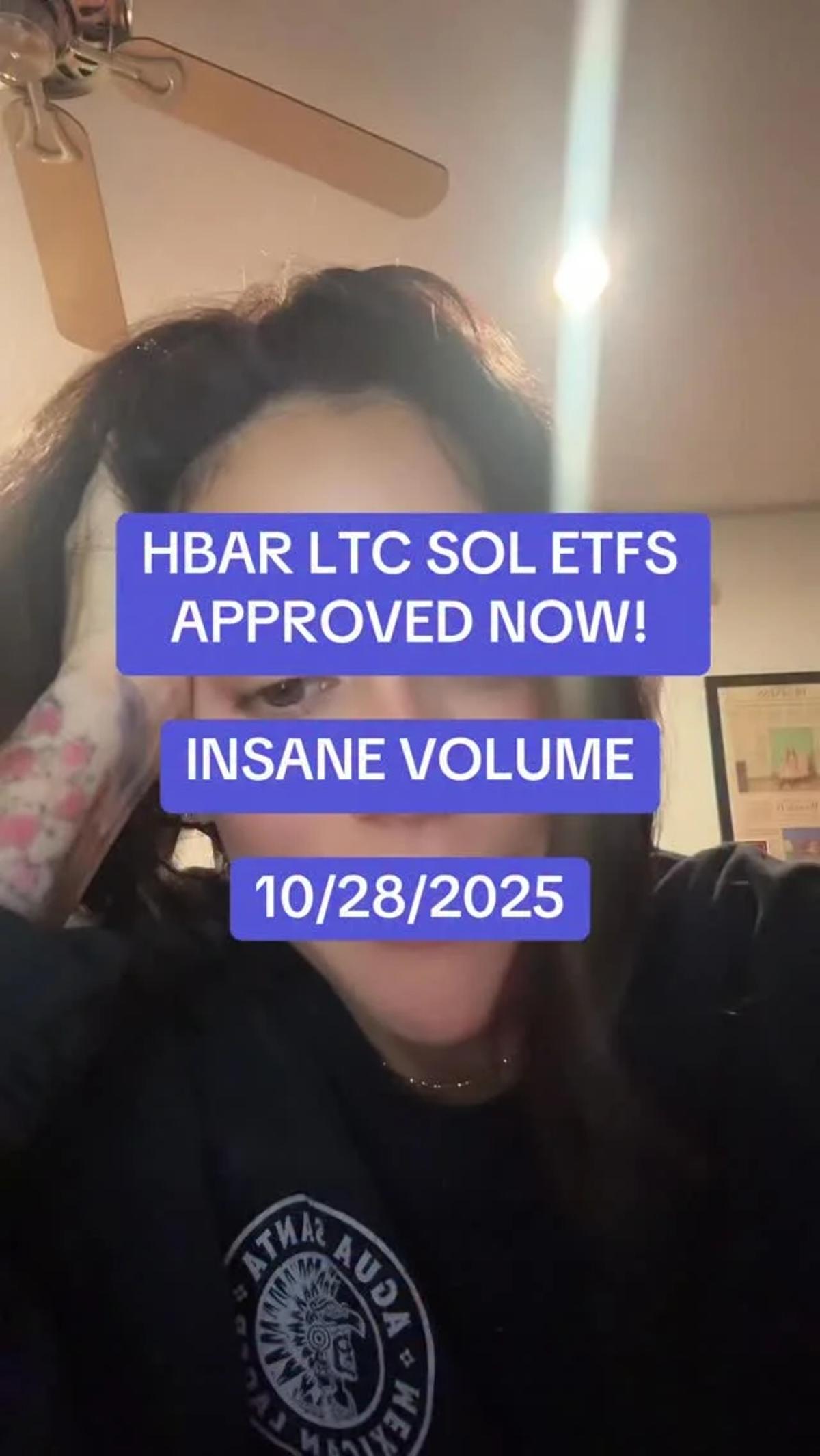 HBAR, LTC, SOL ETFs Approved, Triggering Massive Volume