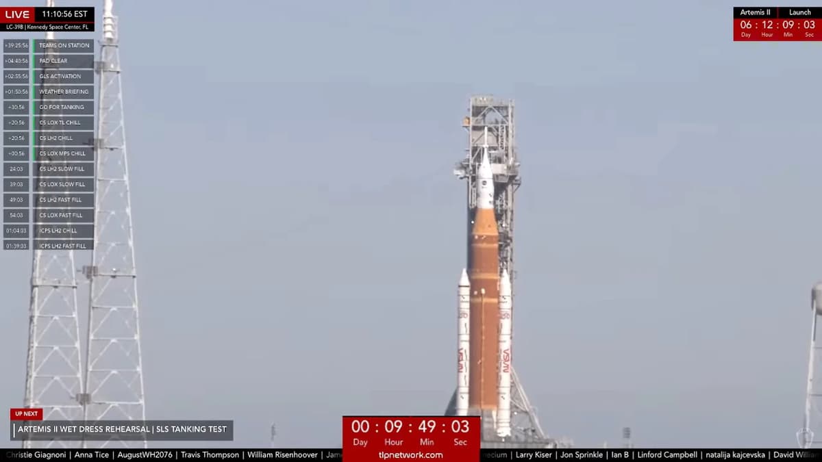 Artemis Crew Preps for Moon Launch Amid Fuel Checks