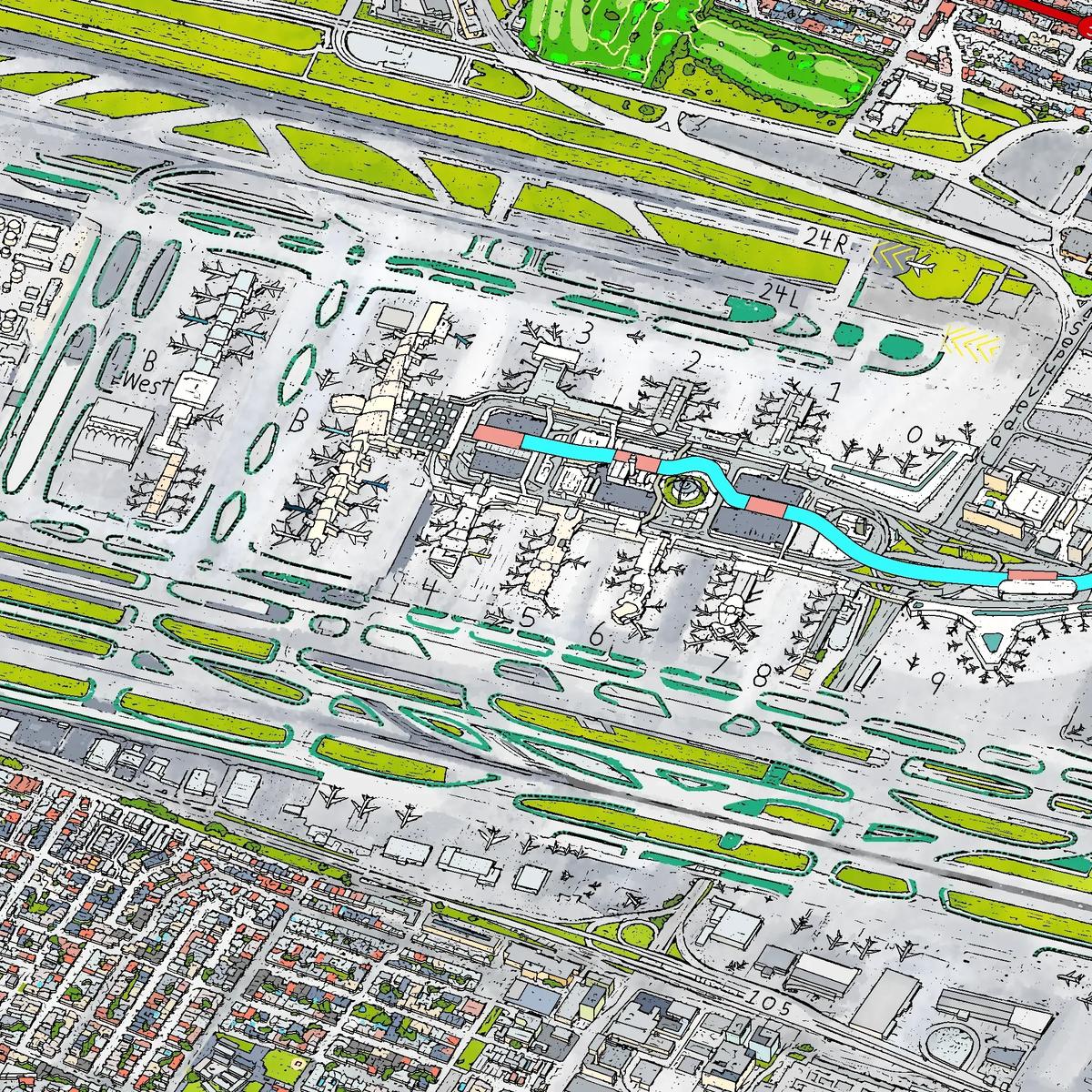 Future‑Proofed LAX Map Highlights New Terminals 9, 0, APM