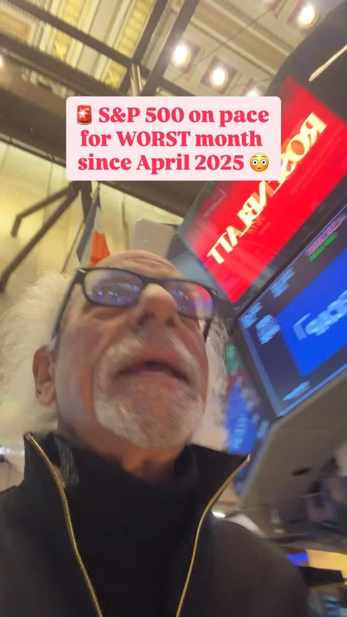 S&P 500 on Track for Worst Month Since April 2025