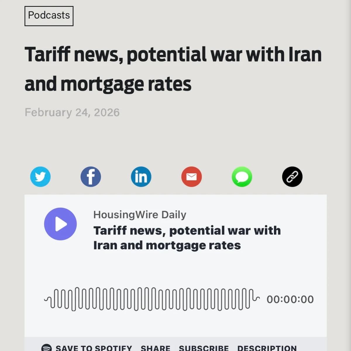 Weekend Tracker Shows Positive Housing Market Amid Crazy Headlines
