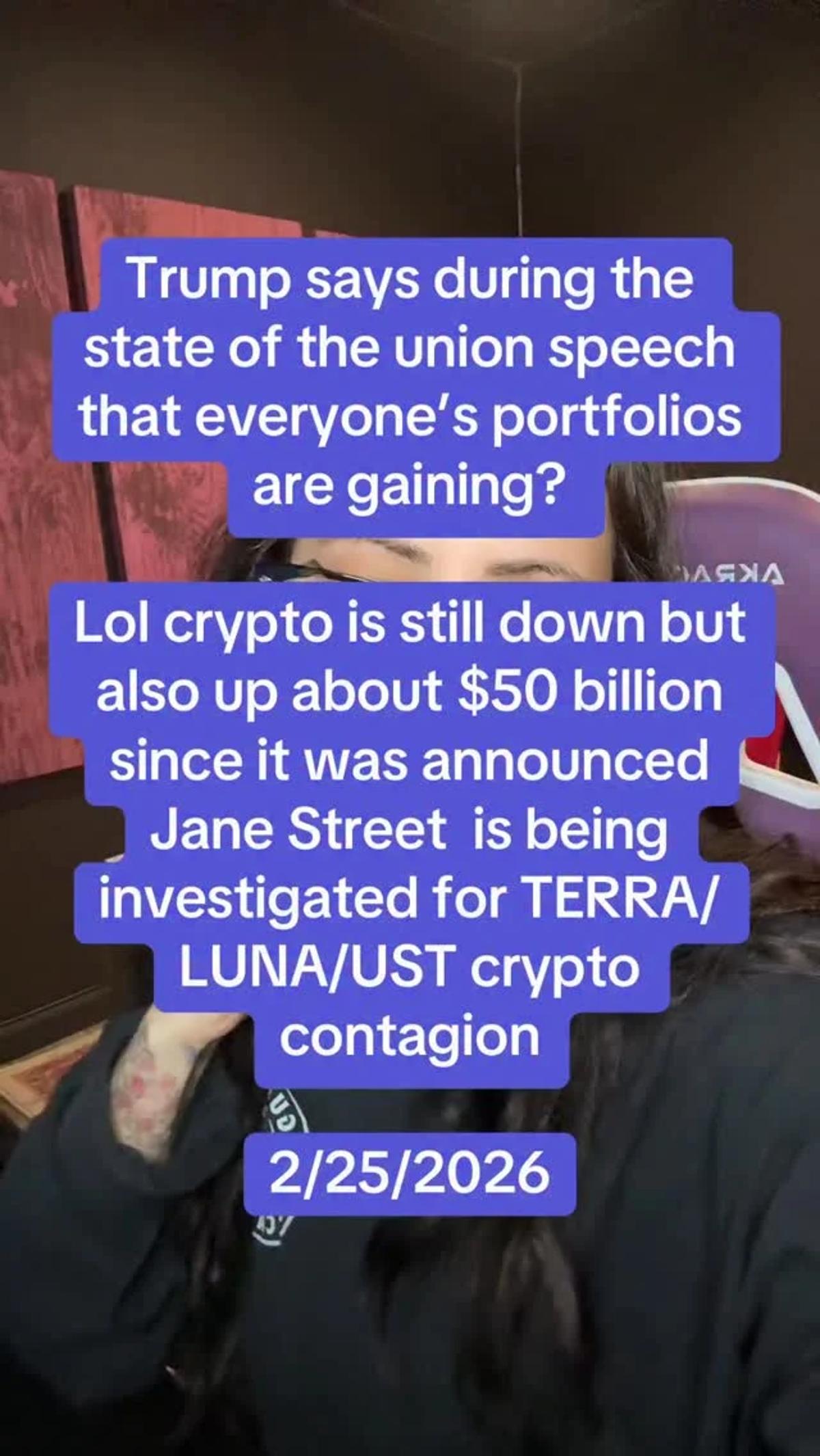 Trump Claims Gains While Crypto Stays Volatile, Jane Street Investigated