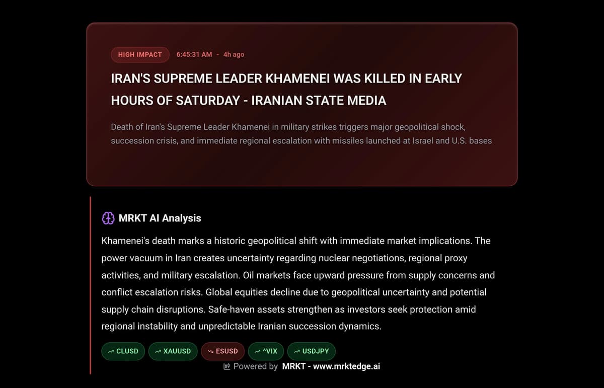 Iran Leadership Change Fuels Heightened US‑Iran Tensions