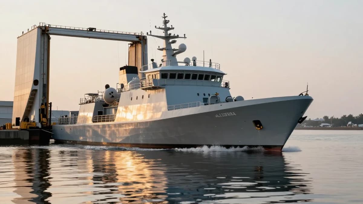 ADSB Launches First Al-Dorra-Class Patrol Vessel for Kuwait at Company’s 30th Anniversary