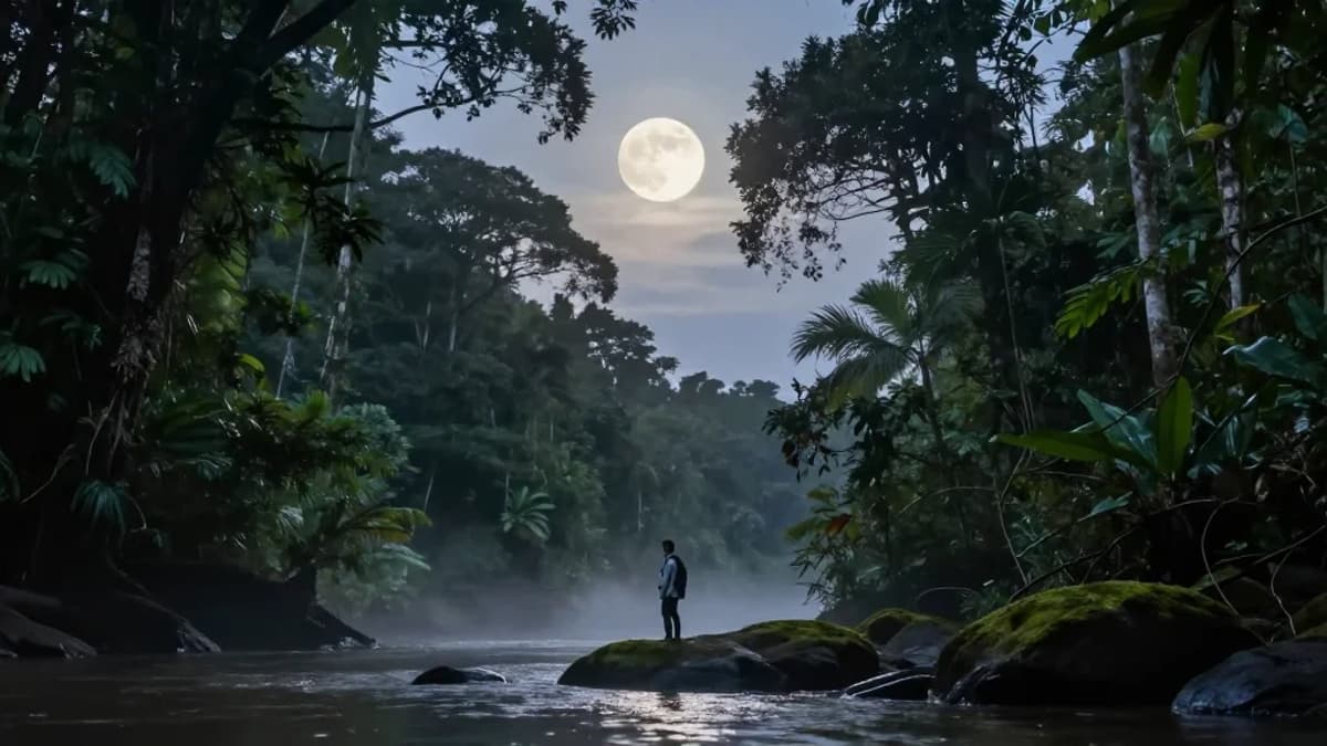 Finding Dawn Serenity in Amazon's Offline Wilderness