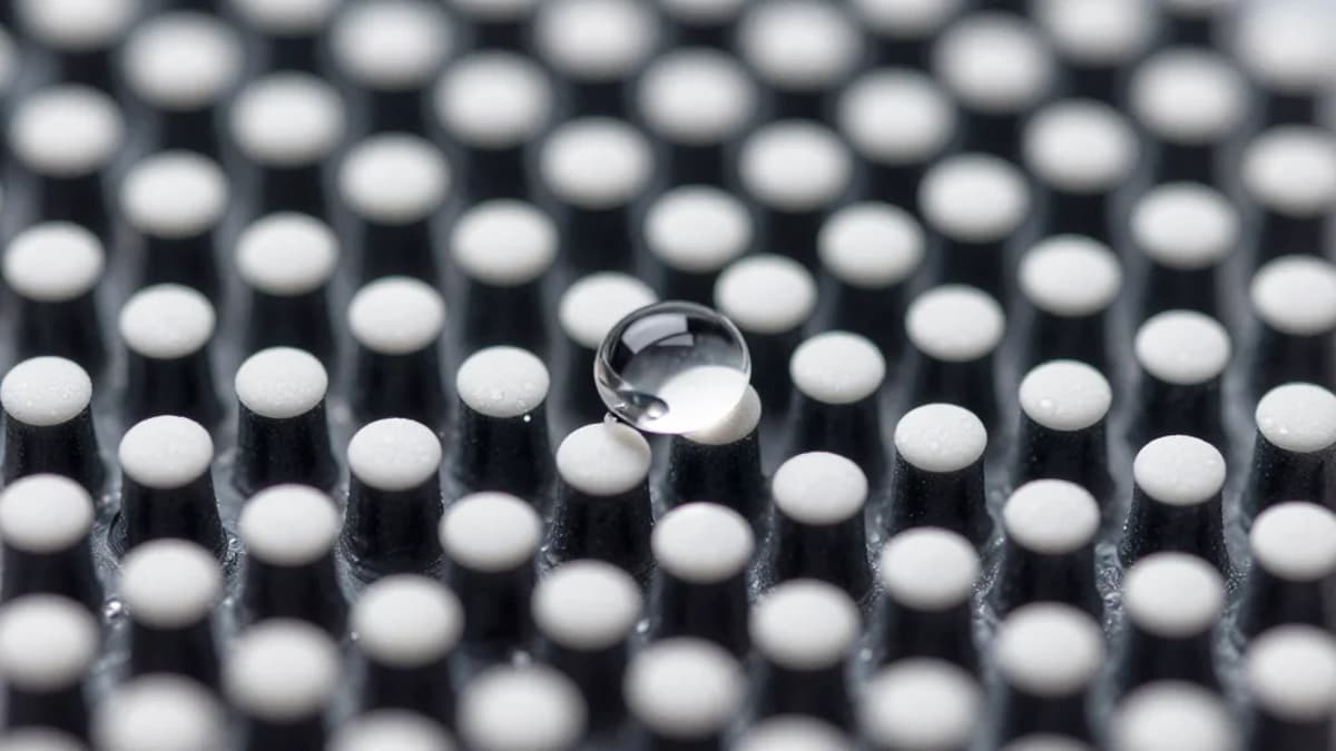 Water Drops Sliding Over Arrays of Janus Micropillars With Hydrophilic Tops: A New Mechanism of Drop Charging