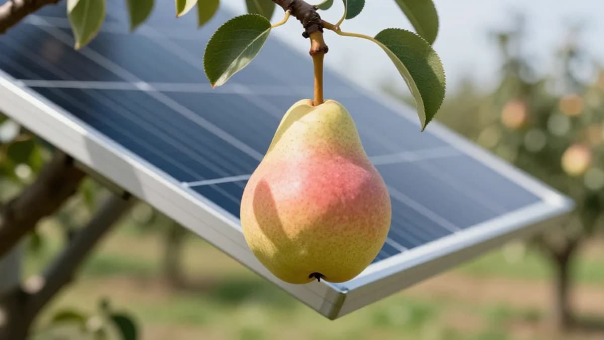 Long-Term Trade-Offs of Agrivoltaics on Pear Farming