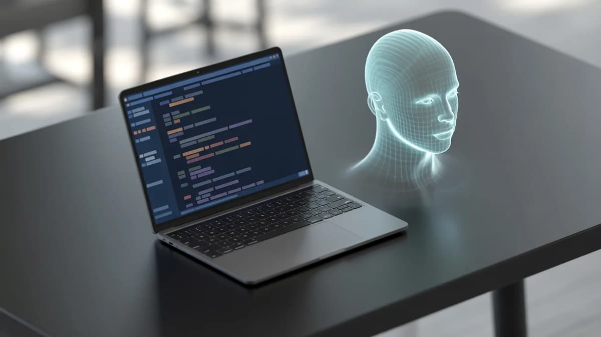 Conversational AI Builds Apps without Showing Code