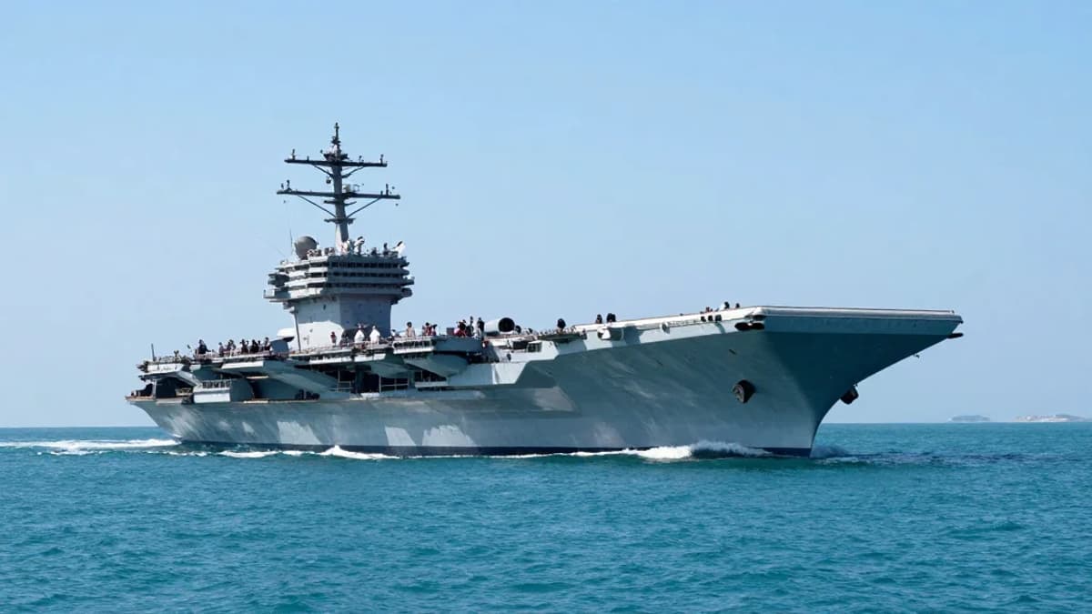 USS Gerald R. Ford Sails Into Mediterranean Amid Rising Tensions