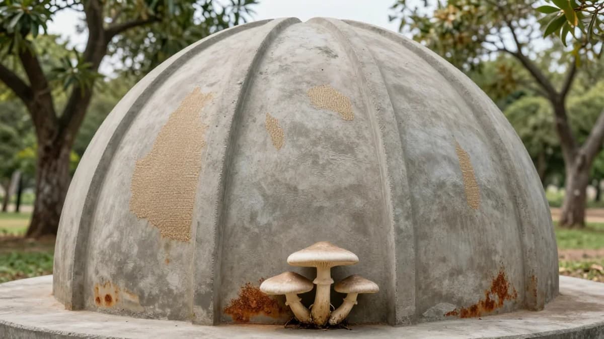 OMA / Shohei Shigematsu Designs Ellipsoidal Pavilion for Mushroom Cultivation at Casa Wabi in Oaxaca, Mexico