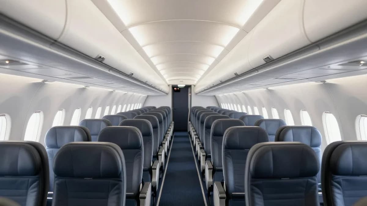 Overture Cabin Redefines Space: Taller Doors, No Middle Seats