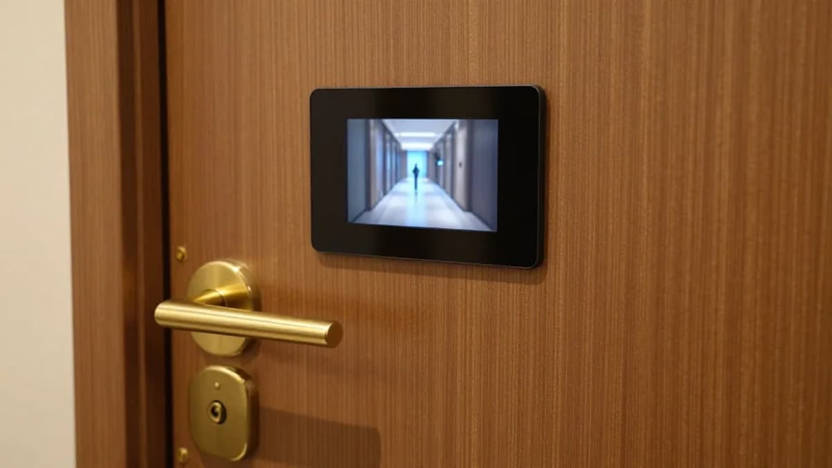 Video Peephole Screens: Luxury Feature, Industry Oddity