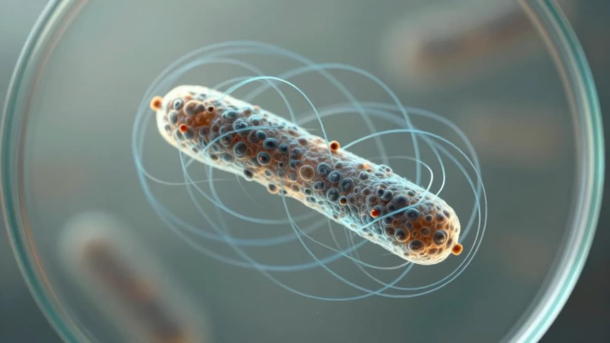 A Bacterium's Built-In Compass, Explained: Single-Cell Magnetometry Confirms Earth-Field Alignment