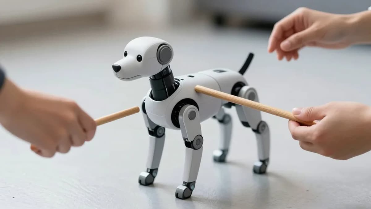 Training Four-Legged Robots as if They Were Dogs