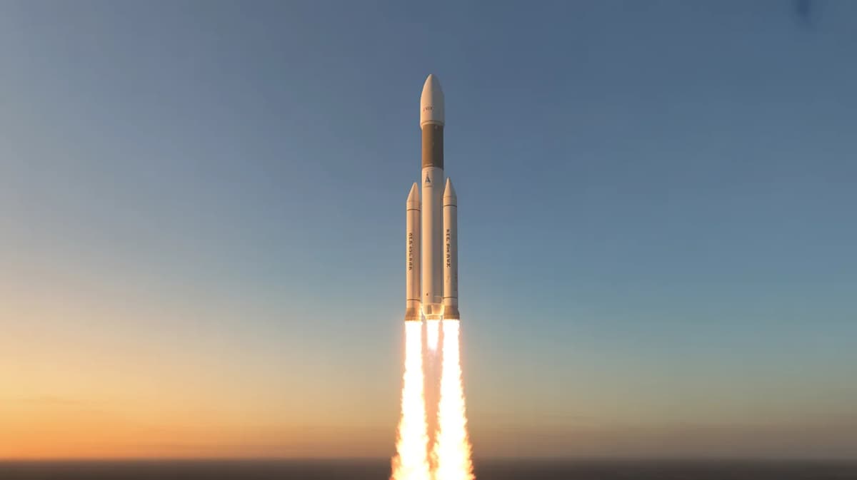 Ariane 5 Launches Three Satellites