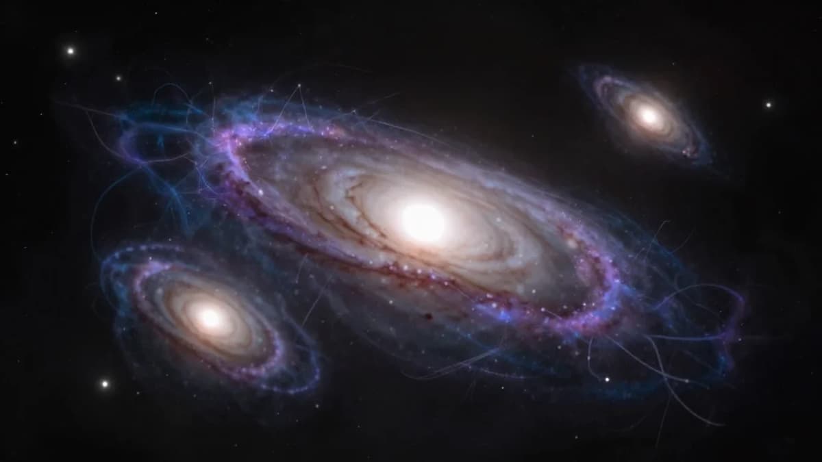 High-Resolution Map Shows Dark Matter's Gravity Pulled Normal Matter Into Galaxies