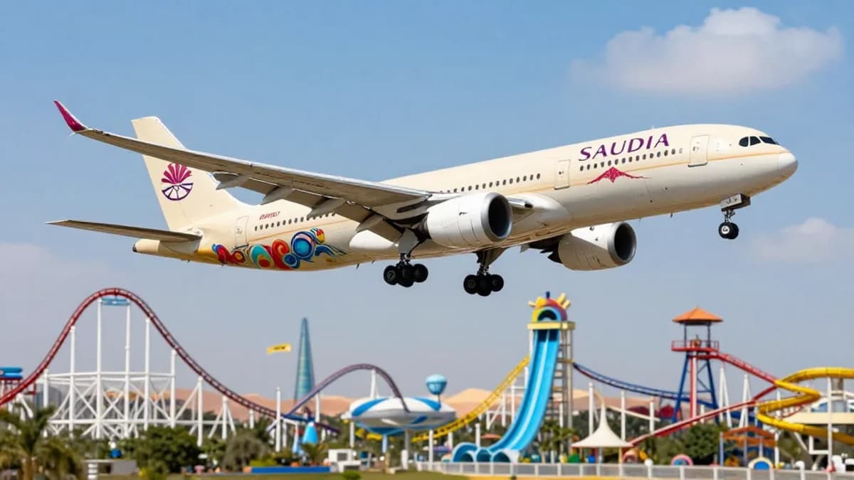 Saudia Signs Five-Year Partnership with Six Flags Qiddiya City
