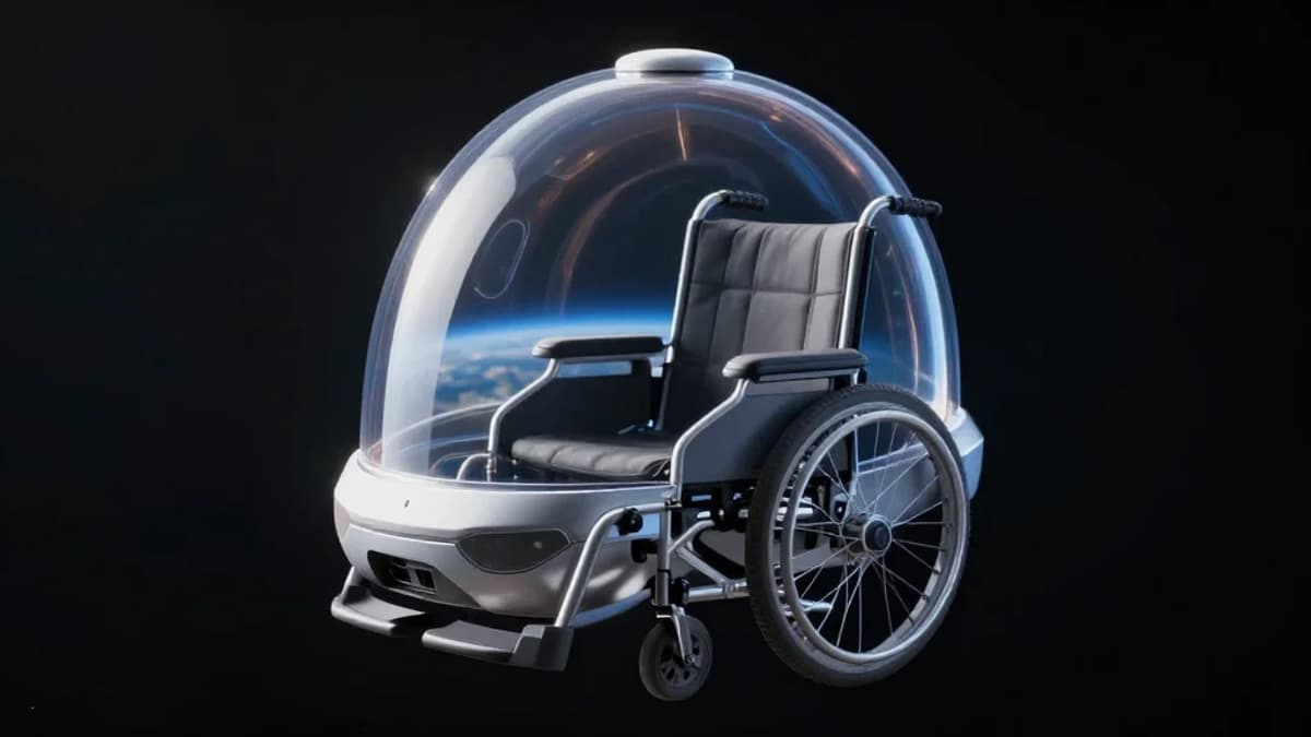 First Wheelchair User Flies to Space