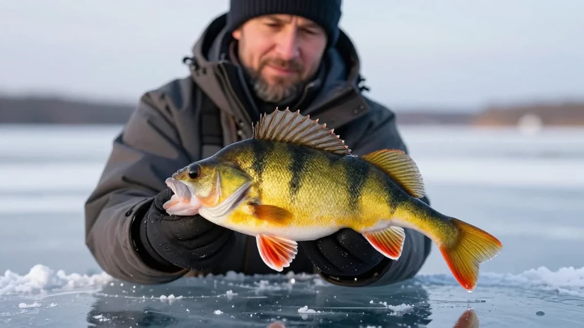 ‘Our Jaws Just Dropped.’ Jumbo Perch Caught Through the Ice Should Break a 44-Year-Old State Record