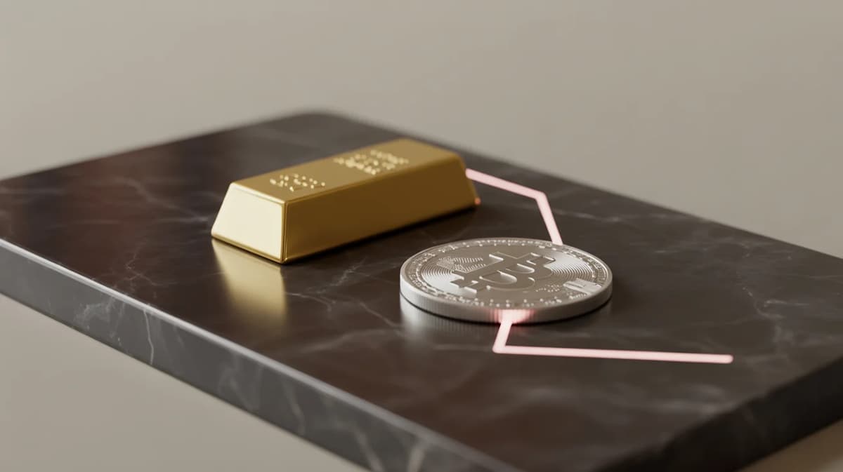 Tether's Rate Hedge Risks Insolvency if Gold, Bitcoin Plummet