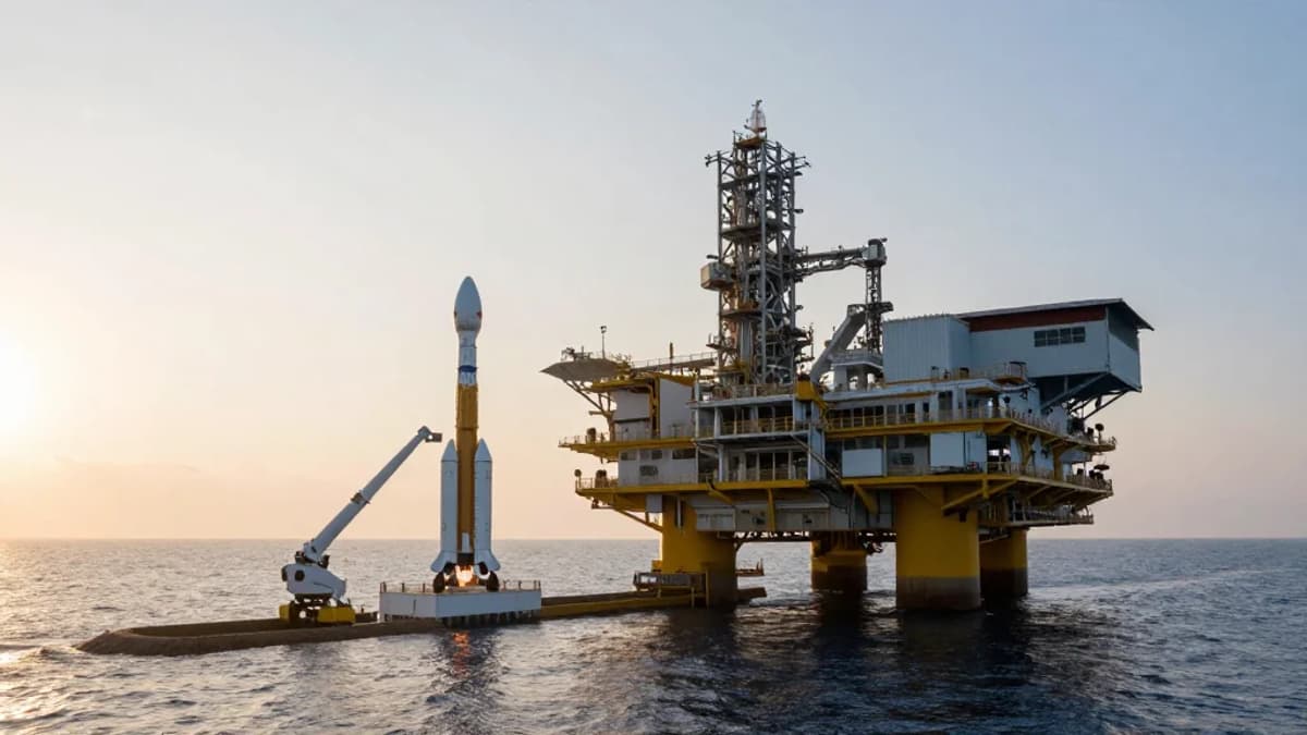 China Prepares Offshore Test Base for Reusable Liquid Rocket Launches