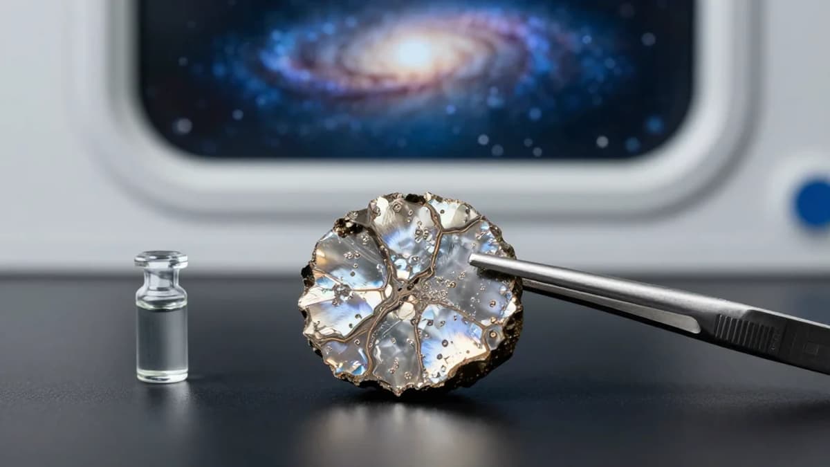 Strange Cosmic Burst From Colliding Galaxies Shines Light on Heavy Elements