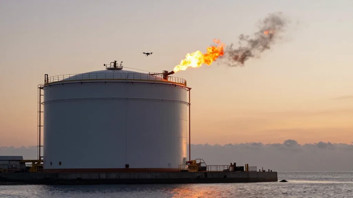 Iranian Drone Attack Halts LNG, Sparks Dual Energy Shock