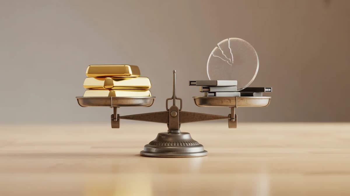 Bitcoin's Slump vs Gold Signals a Brutal Bear Market