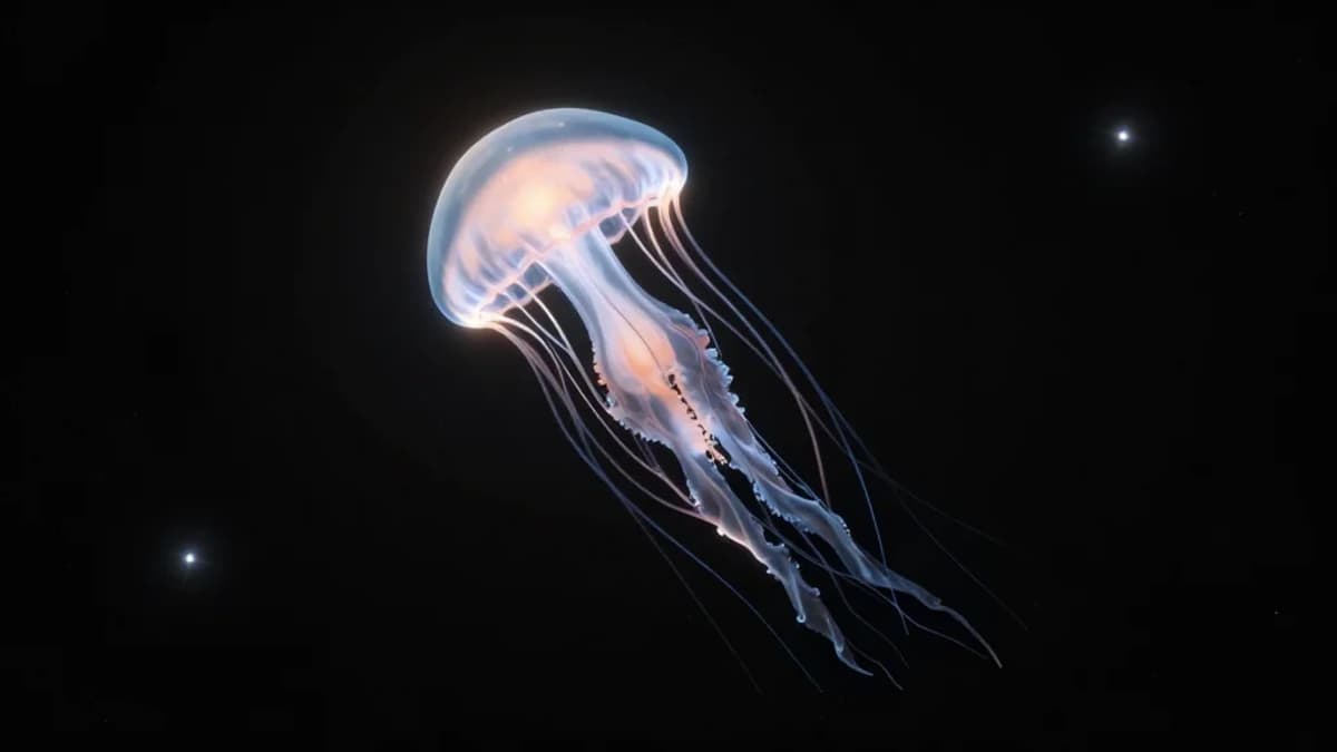 JWST Spots Most Distant Jellyfish Galaxy to Date