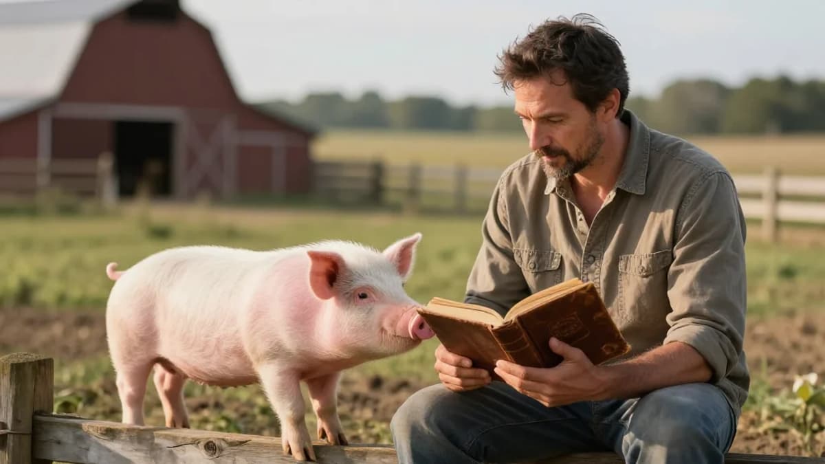 Hitchens Reveals Animal Farm's Overlooked Animal Rights Message