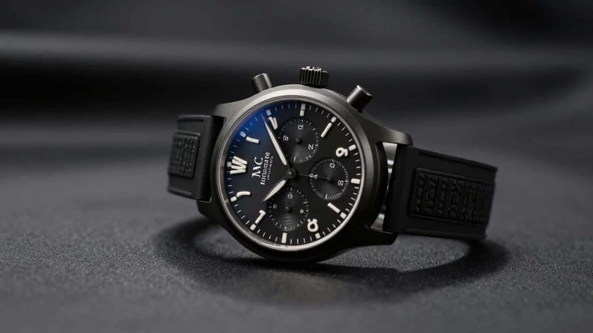 A Classic Goes Full Black: Meet the IWC Portugieser Chronograph Ceratanium