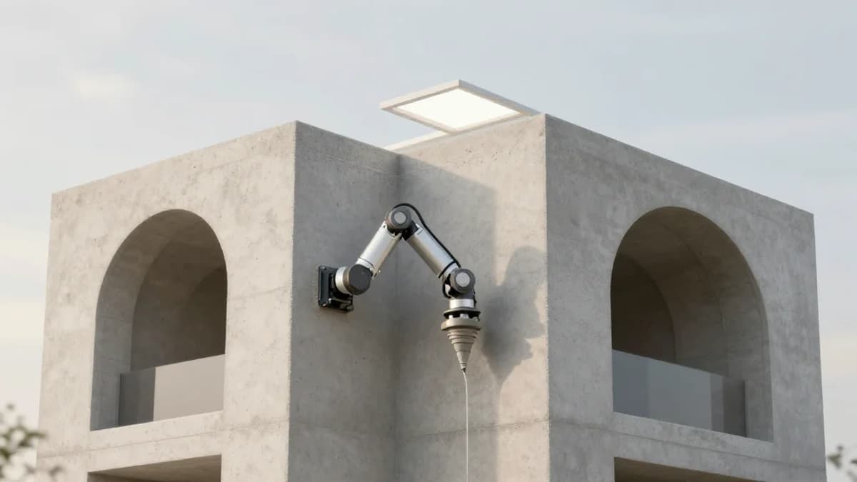 Two-Story 3D-Printed House Withstands Earthquakes with Cave-Like Design