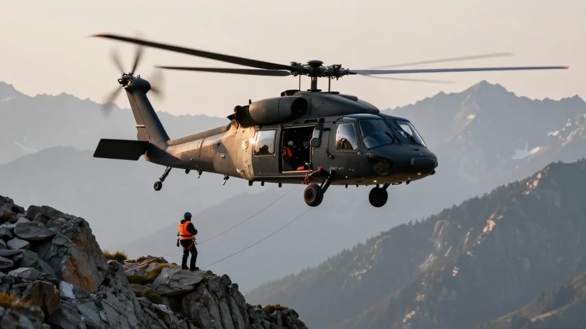 Wyoming Guard Partners with Wyoming Hoist Team for Search and Rescue Training