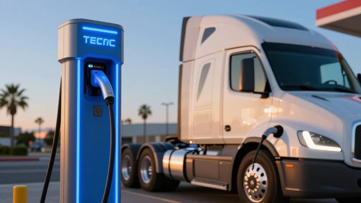 Tesla Opened Its First Semi Truck Megacharger That's Not At A Tesla Factory