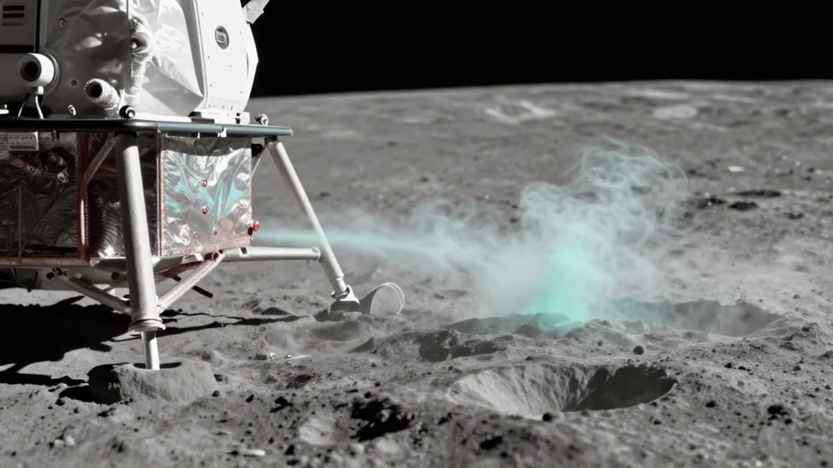 Lunar Spacecraft Exhaust Could Obscure Clues to Origins of Life