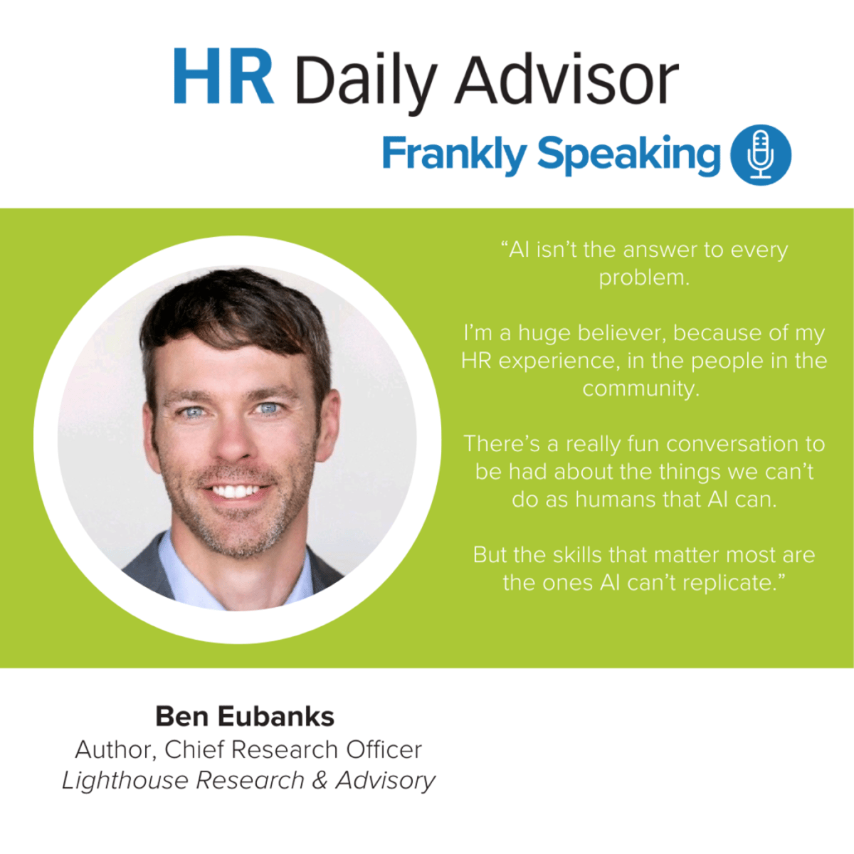 HRDA Frankly Speaking: ‘AI Isn’t the Answer to Every Problem’