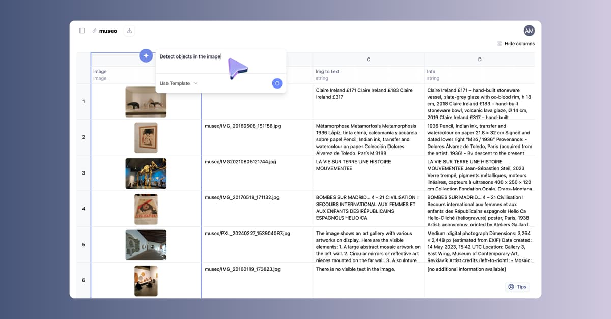 Unlock the Power of Images with AI Sheets
