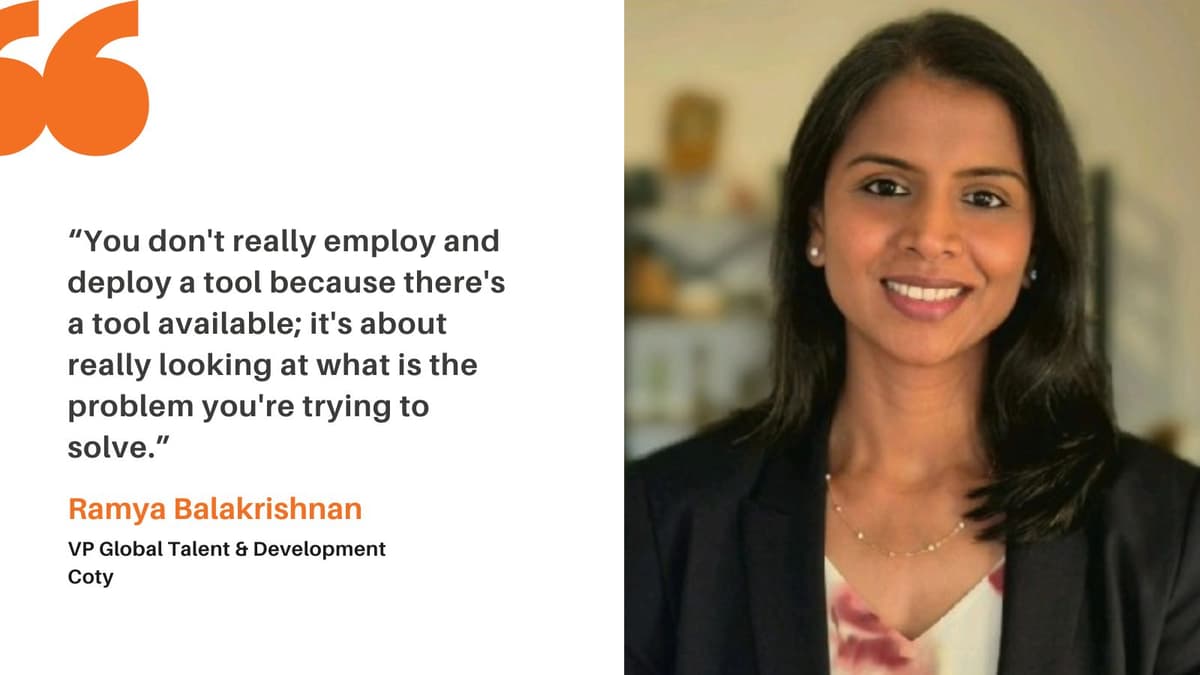 "AI Should Be Your Digital Sidekick": Coty’s Ramya Balakrishnan Shares How HR Can Build Practical AI Capability