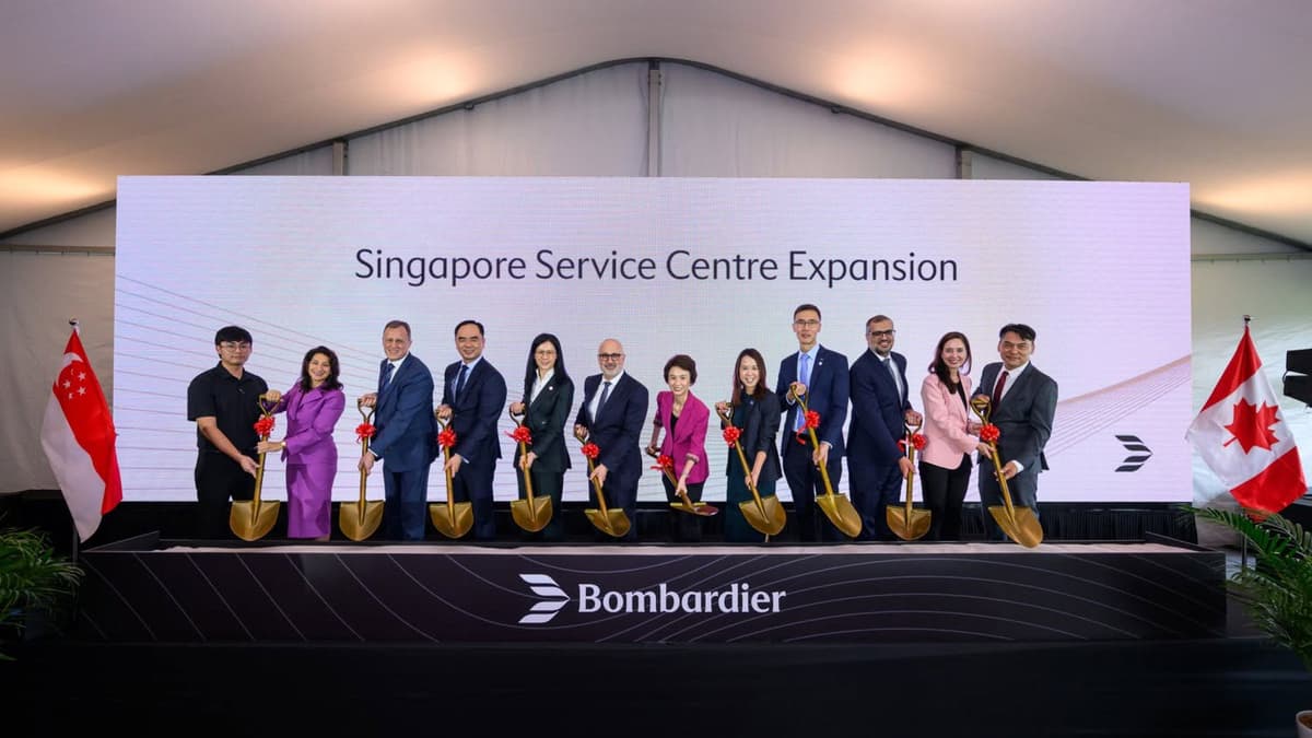 Bombardier to Nearly Double Singapore Footprint with New Seletar Facility, Creating 200 Skilled Jobs