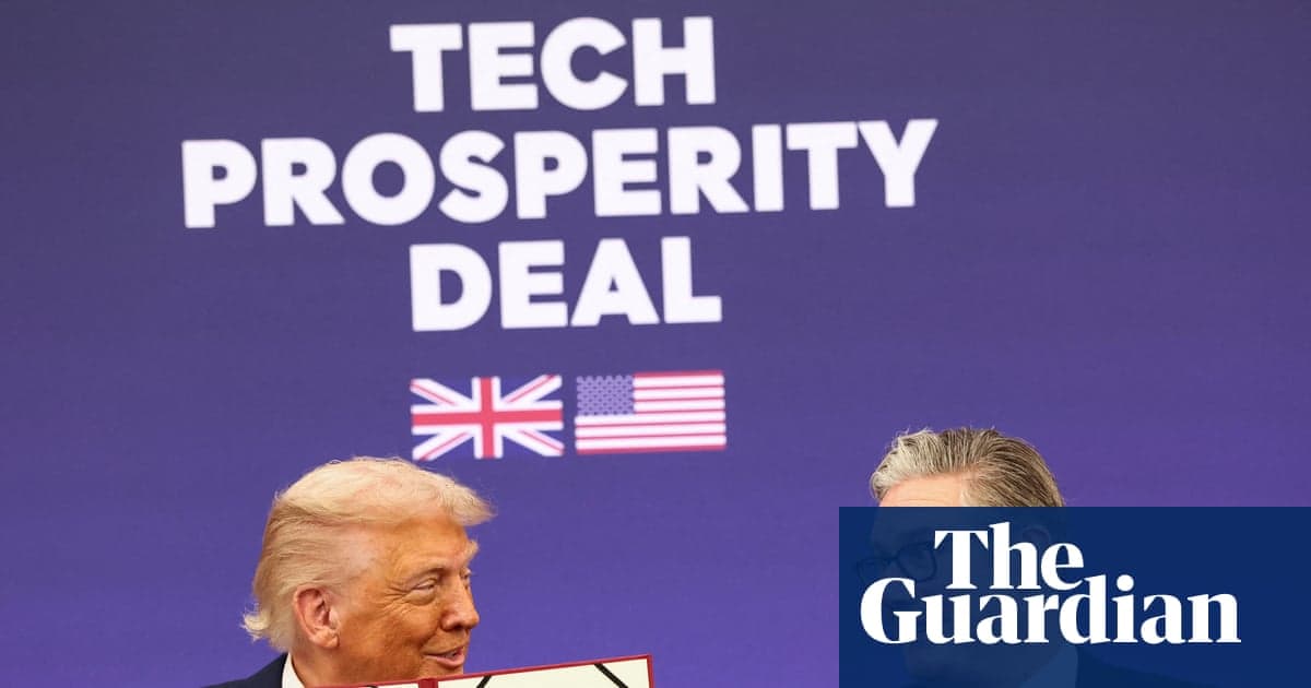 US Puts £31bn Tech ‘Prosperity Deal’ with Britain on Ice