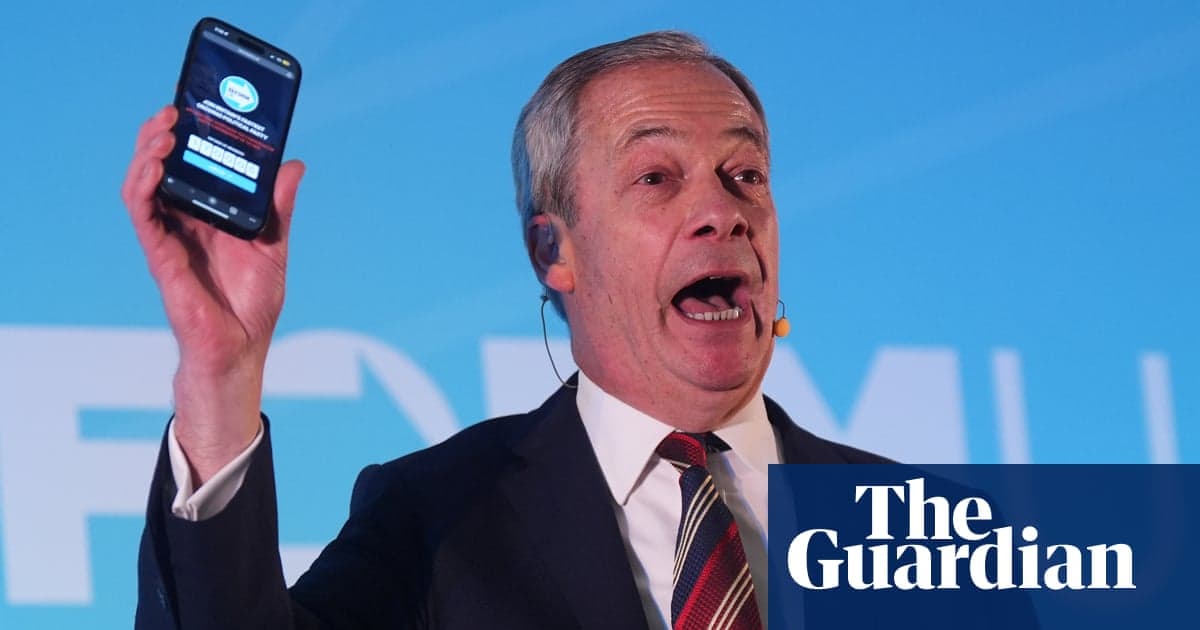 AI Platforms Reference Nigel Farage More than Other Leaders when Prompted on UK Politics, Study Shows