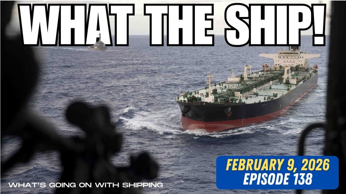 What the Ship (Ep138) | Tanker Seizures | Russia Oil | Panama | Net Zero | Containers