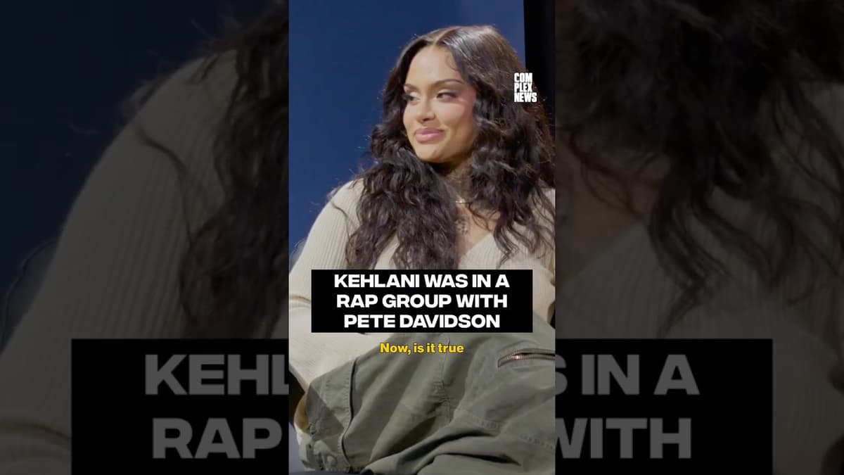 Kehlani Was in a Rap Group with Pete Davidson #complexnews