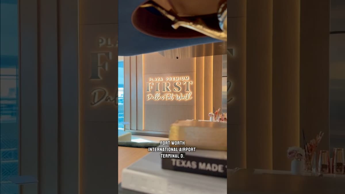 DFW’s New Plaza Premium Lounge Is Here ✈️