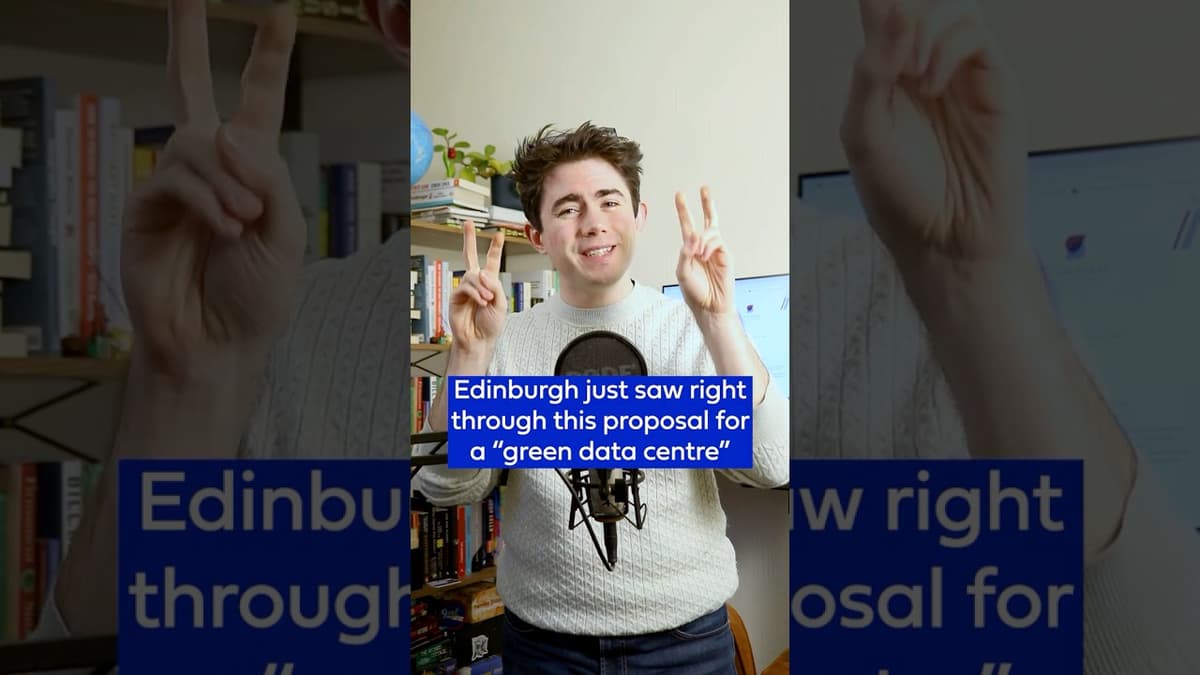 Why Edinburgh Rejected This “Green” Data Centre