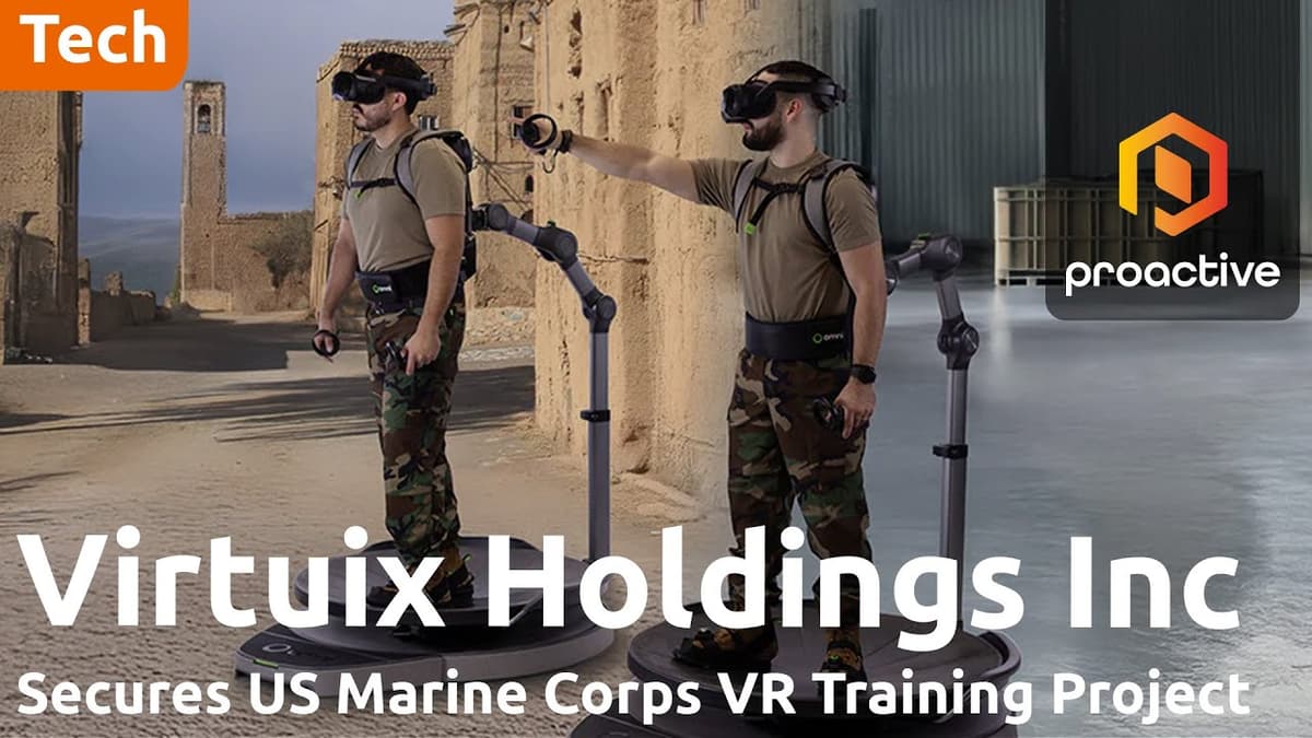 Virtuix Lands U.S. Marine Corps VR Training Project with Multi-User Treadmill System