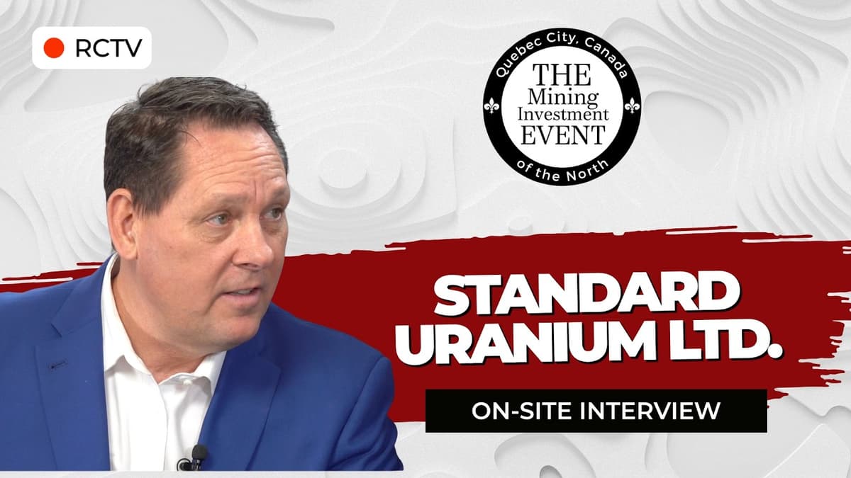 Standard Uranium: Davidson River Drilling | RCTV at The Mining Investment Event of the North